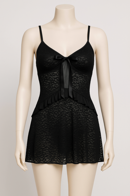 Romantic Lace Short Nighty.