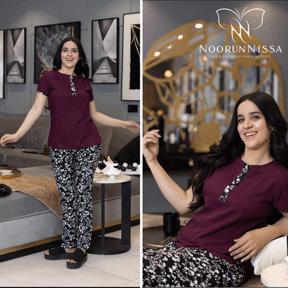 2Pcs Comfortable Pajama set