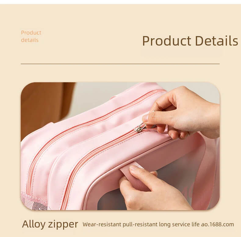 Transparent Waterproof Makeup Bag.