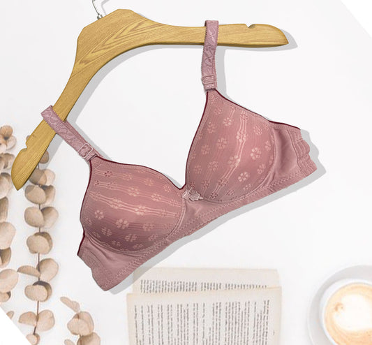 Floral Padded Bra .