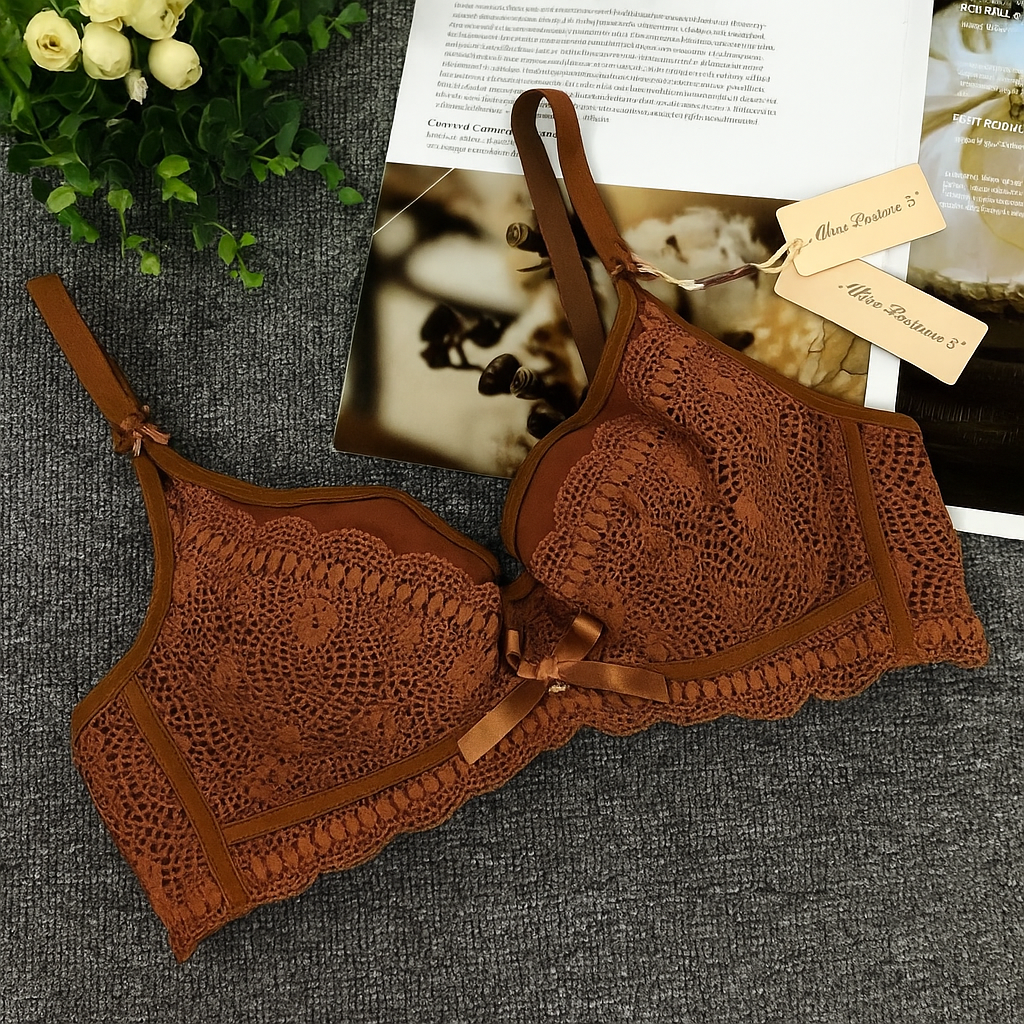 Elegant Lace Underwire Bra.