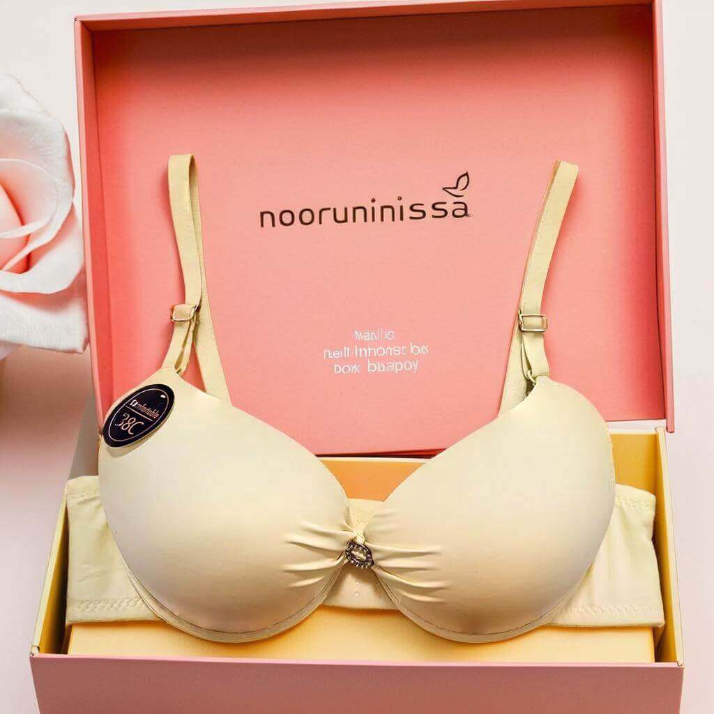 Crystal Push-Up Bra – Elegant Lift for Sizes 38 to 48