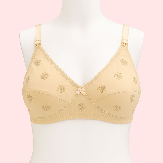 Soft Cotton Non-Padded Bra.