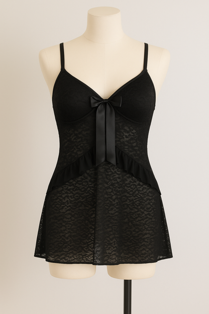 Romantic Lace Short Nighty.