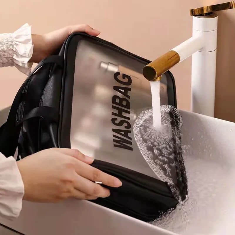 Transparent Waterproof Makeup Bag.
