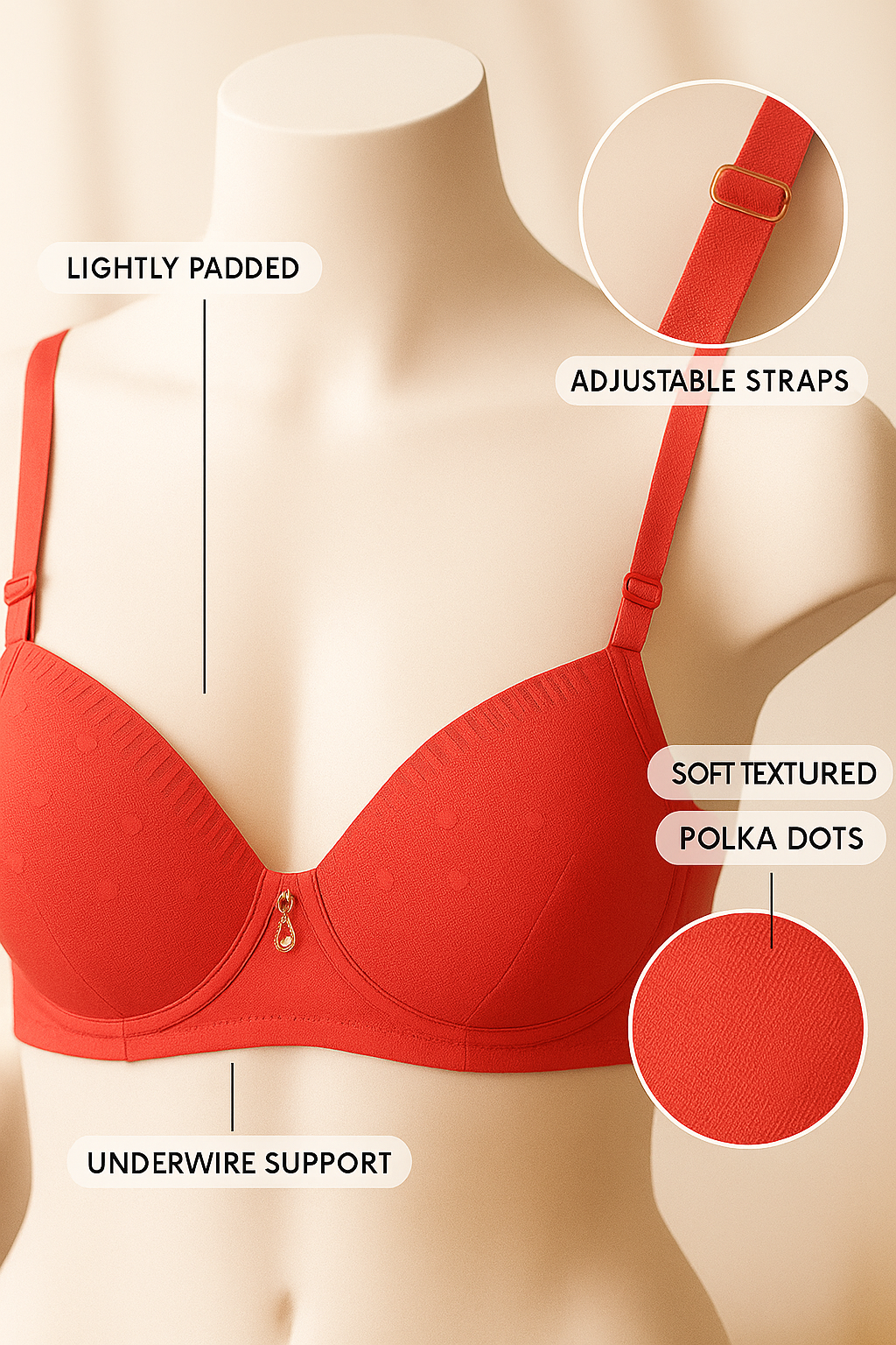 Soft Padded Everyday Bra.