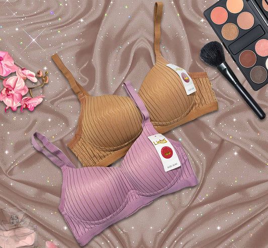 Seamless Ribbed Comfort Bra.