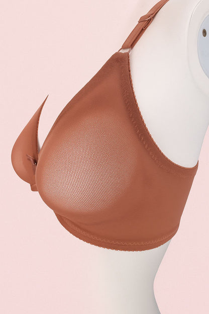 Soft Net Non-Padded Bra.
