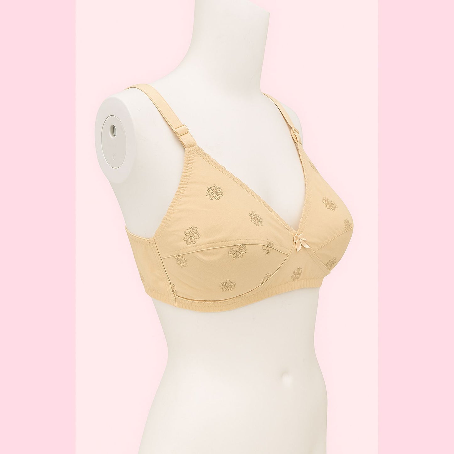 Soft Cotton Non-Padded Bra.