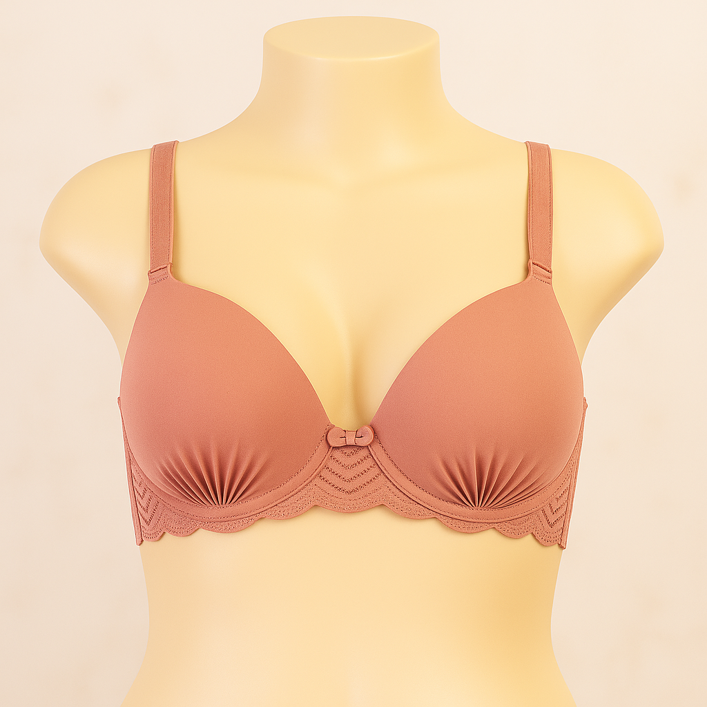 Padded Lace Push-Up Bra.