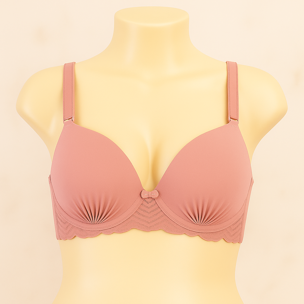 Padded Lace Push-Up Bra.