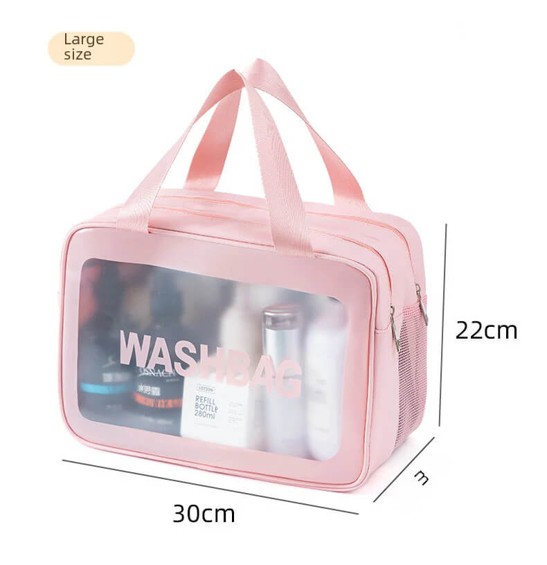 Transparent Waterproof Makeup Bag.