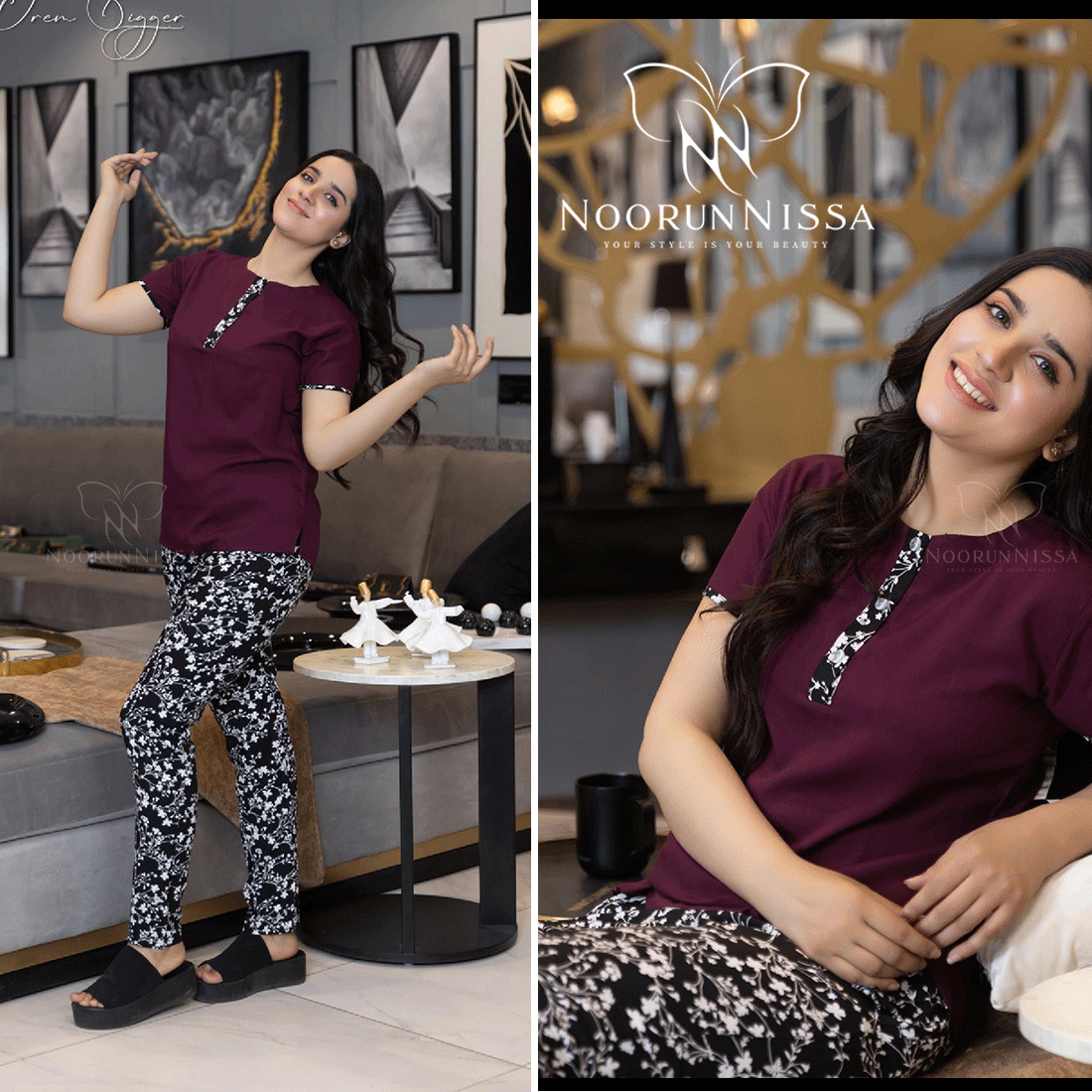 2Pcs Comfortable Pajama set