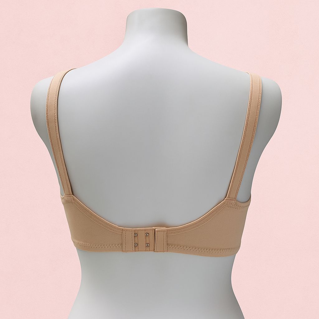 Soft Net Non-Padded Bra.