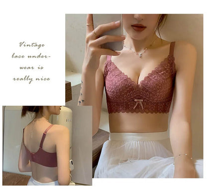 "Elegant Black Lace Bra.