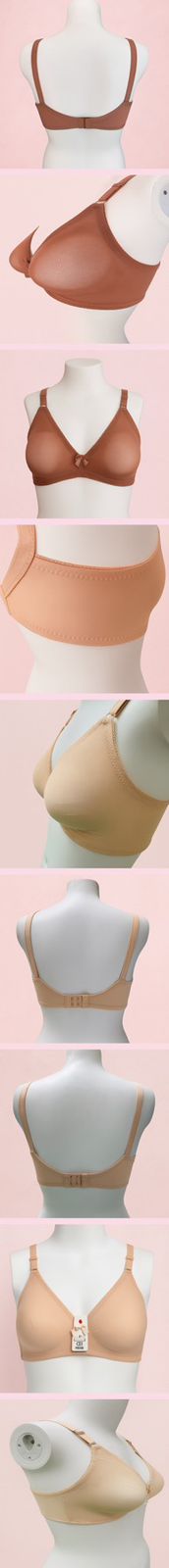 Soft Net Non-Padded Bra.