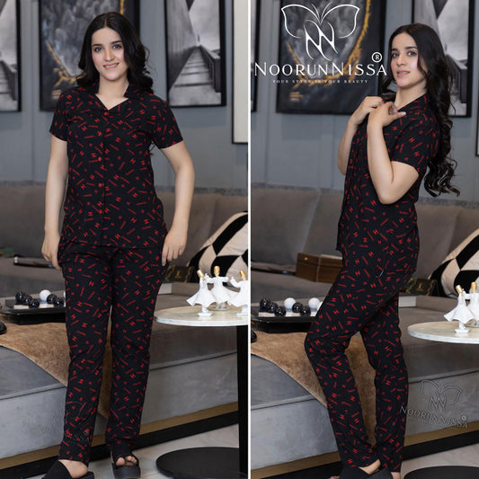 Night Rebel Pajama Set.