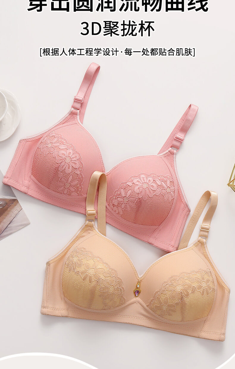 Elegance Lace Padded Bra .