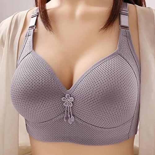 Breathable Full Coverage Non-Wired Bra.