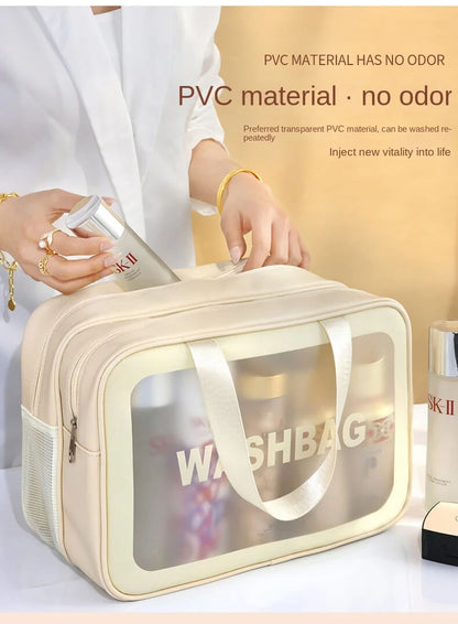 Transparent Waterproof Makeup Bag.