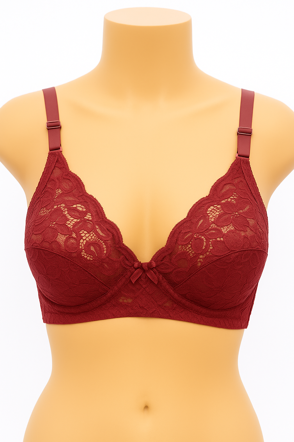 Non-Padded Lace Bra.