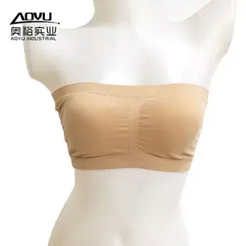 Seamless Strapless Bandeau Bra.