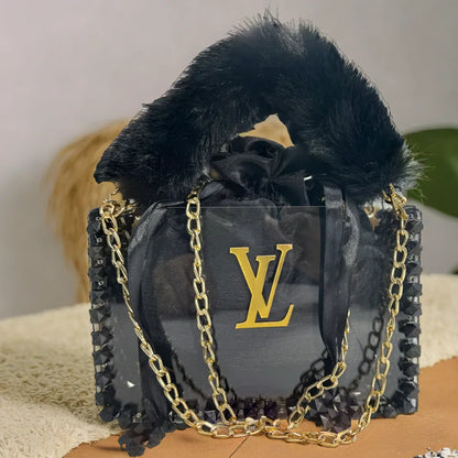 Transparent Acrylic Luxury Hand Bag