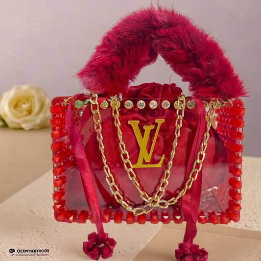 Transparent Acrylic Luxury Hand Bag