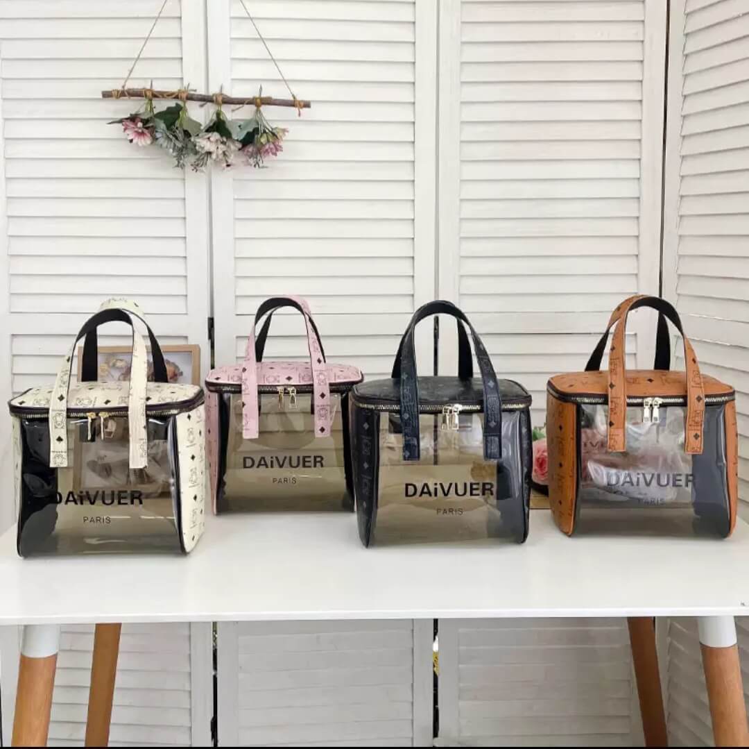 DAIVUER Transparent Makeup Organizer.