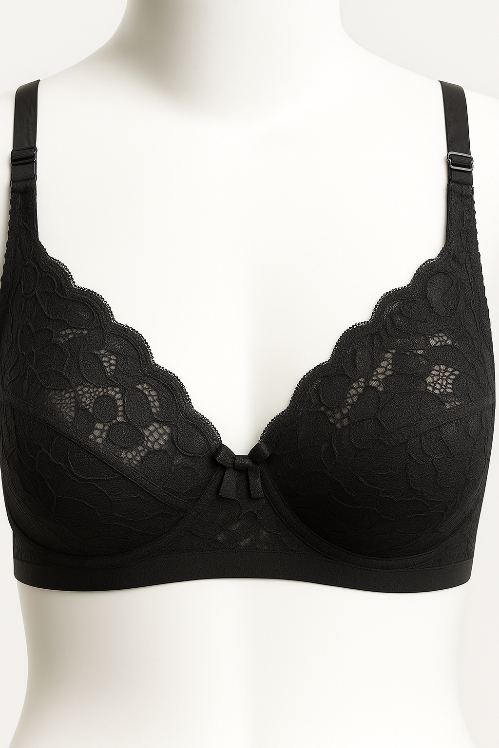 Non-Padded Lace Bra.