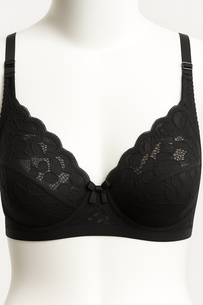 Non-Padded Lace Bra.
